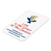 Liebe ist der Geist - TVUC Magnet (Linke Seite)
