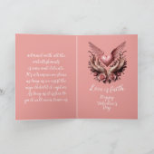 Liebe ist der Glaube Valentine Karte (Innenseite)
