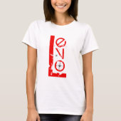 Liebe ist der Kompass v1 T-Shirt (Vorderseite)