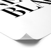 LIEBE IST DER NEUE SCHWARZ POSTER (Ecke)