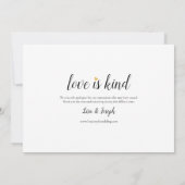 Liebe ist der Patientenwechsel das Datum der Verzö Save The Date (Rückseite)