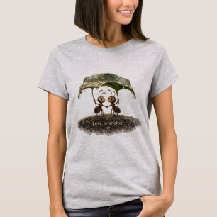 Liebe ist der Schutz, den wir gemeinsam aufbauen T-Shirt