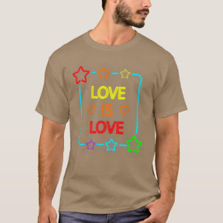Liebe ist der Tag des Friedens der Liebe - LGBTQ P T-Shirt