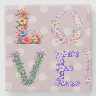 Liebe ist der Untersetzer der Answer Stone