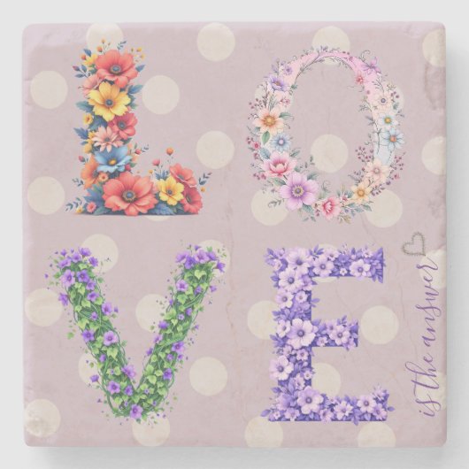 Liebe ist der Untersetzer der Answer Stone (Vorderseite)