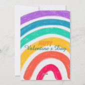 Liebe ist der Valentinstag der Liebe Feiertagskarte (Rückseite)