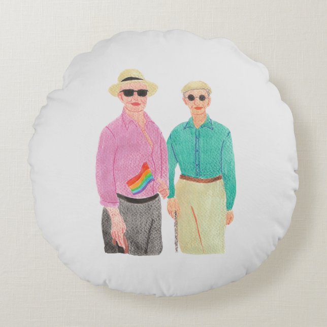 Liebe ist der Valentinstag der Liebe Rundes Kissen (Vorderseite)