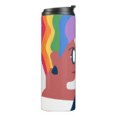 Liebe ist der Valentinstag der Liebe Thermosbecher (Nach links gedreht)