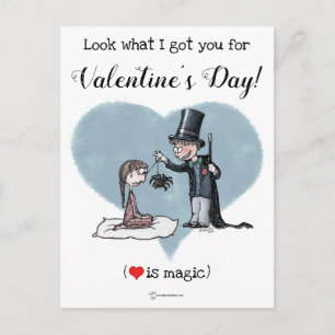 Liebe ist der Valentinstag Postkarte
