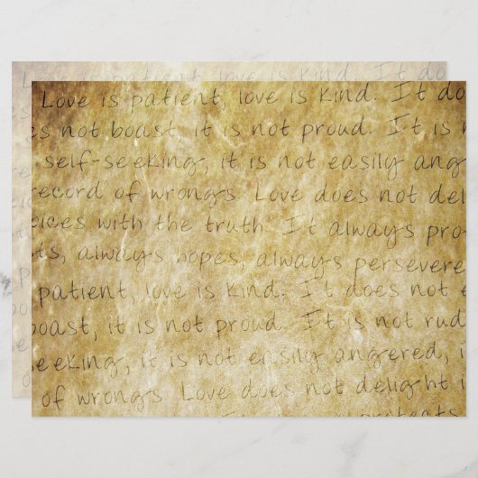 Liebe ist die Abdeckung für das Hochzeitsprogramm (Vorne/Hinten)