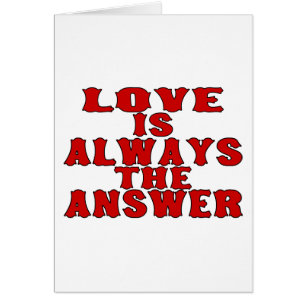 Liebe ist die Antwort