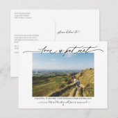 Liebe ist die Aufschiebung der Hochzeit von Patien Postkarte (Vorne/Hinten)