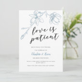 Liebe ist die Aufschiebung von blumengeschichtlich Ankündigung (Stehend Vorderseite)