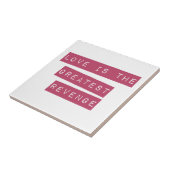 Liebe ist die Beste Rache Fliese (Seite)