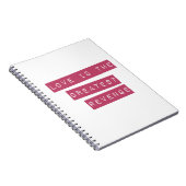 Liebe ist die Beste Rache Notizblock (Rechte Seite)