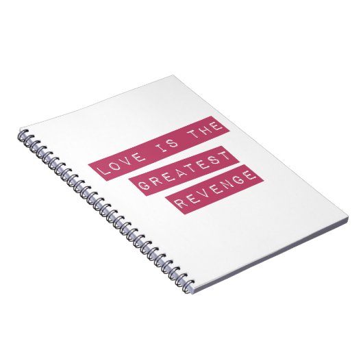 Liebe ist die Beste Rache Notizblock (Rechte Seite)