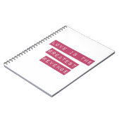 Liebe ist die Beste Rache Notizblock (Linke Seite)