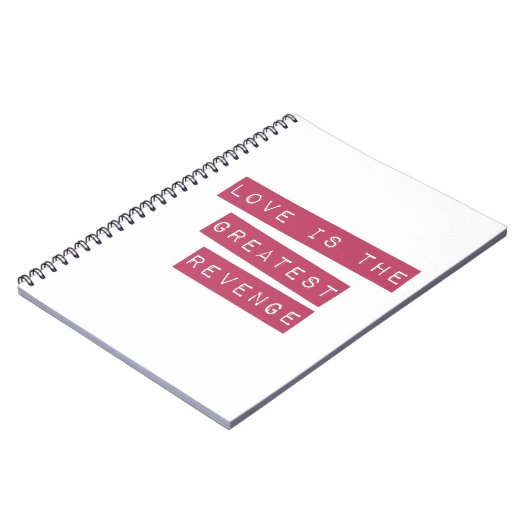 Liebe ist die Beste Rache Notizblock (Linke Seite)