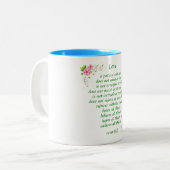 Liebe ist die Beste - Tasse (Vorderseite Links)