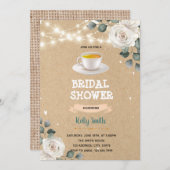 Liebe ist die Brauerei Tee Brautparty Einladung (Vorne/Hinten)