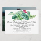 Liebe ist die Einladung zur Patientenhochzeit (Vorne/Hinten)