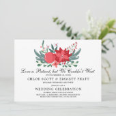 Liebe ist die Einladung zur Patientenhochzeit (Stehend Vorderseite)