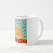 Liebe ist die Goldens Rule - Stephen Huneck Kaffeetasse (VorderseiteRechts)