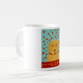 Liebe ist die Goldens Rule - Stephen Huneck Kaffeetasse (Vorderseite Links)