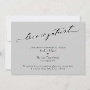 Liebe ist die Hochzeitskarte für Patienten in hell Einladung