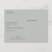 Liebe ist die Hochzeitssage für Patient Postkarte (Rückseite)