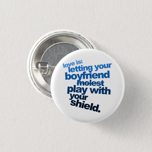 Liebe ist die kleinen Knöpfe - Button (Vorne & Hinten)