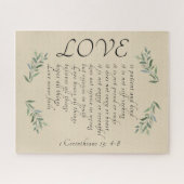 Liebe ist die Liebe des Patienten ist ein einfache Puzzle (Horizontal)