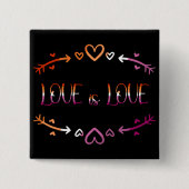 Liebe ist die Liebe Lesbischer Preis Monat Schaltf Button (Vorderseite)