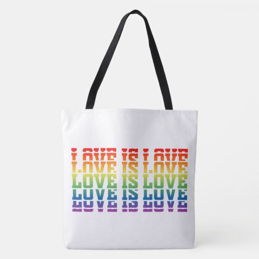 Liebe ist die Liebe Tote Tasche (Vorderseite)