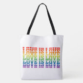Liebe ist die Liebe Tote Tasche (Rückseite)