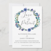 Liebe ist die Patientin, die das Datum der Änderun Save The Date (Vorderseite)