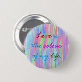 Liebe ist die Schaltfläche Farbe Button (Vorne & Hinten)