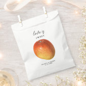 Liebe ist die süße tropische Mango-Fruchtsaison Geschenktütchen (Ausgeschnitten)