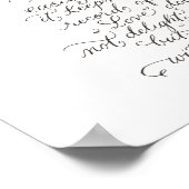 Liebe ist die Typografie der von Patienten inspiri Poster (Ecke)