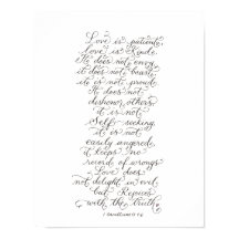 Liebe ist die Typografie der von Patienten inspiri