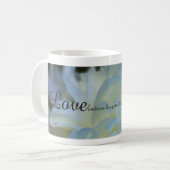 Liebe ist dieses ganzes Angelegenheiten Kaffeetasse (Vorderseite Links)