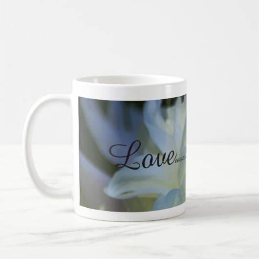 Liebe ist dieses ganzes Angelegenheiten Kaffeetasse (Links)