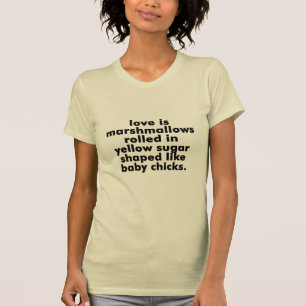 LIEBE IST EIBISCHE GEROLLTES. .TEE T-Shirt