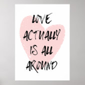 Liebe ist eigentlich überall poster (Vorne)