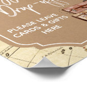 Liebe ist ein Abenteuer Brautparty Poster (Ecke)