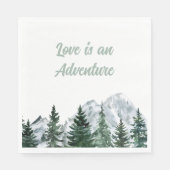 Liebe ist ein Abenteuer Napkins Serviette (Vorderseite)