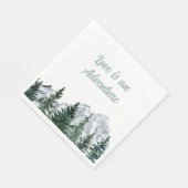 Liebe ist ein Abenteuer Napkins Serviette (Ecke)
