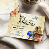 Liebe ist ein Adventure-Brautparty Einladung