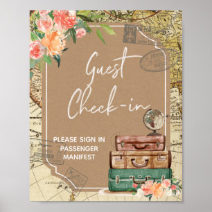 Liebe ist ein Adventure Brautparty Poster