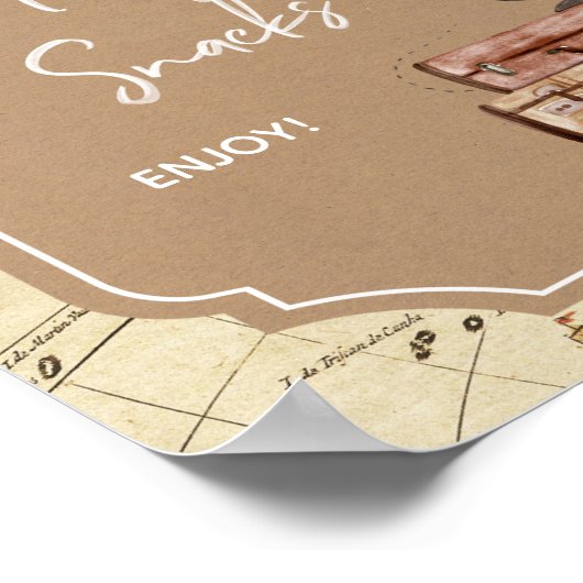 Liebe ist ein Adventure Brautparty Poster (Ecke)